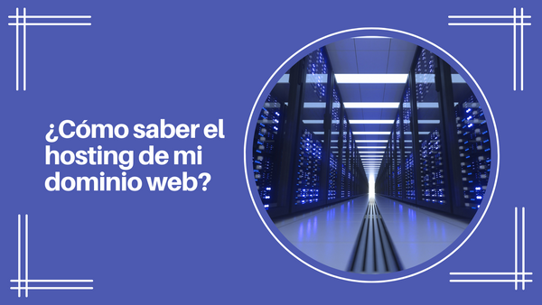 ¿Cómo saber el hosting de mi dominio web?