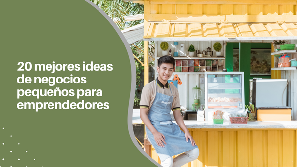 20 mejores ideas de negocios pequeños para emprendedores