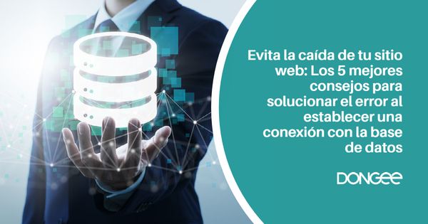 error al establecer una conexión con la base de datos