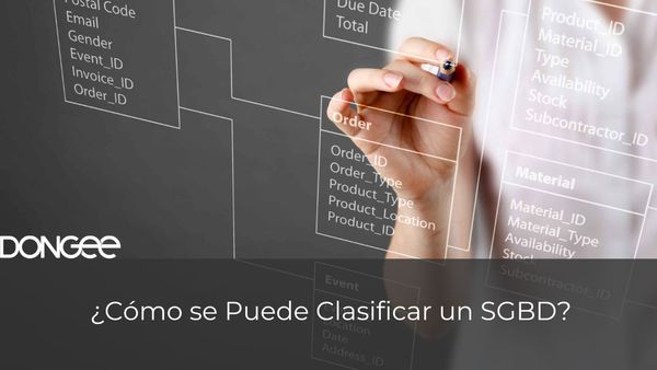 ¿Cómo se Puede Clasificar un SGBD?