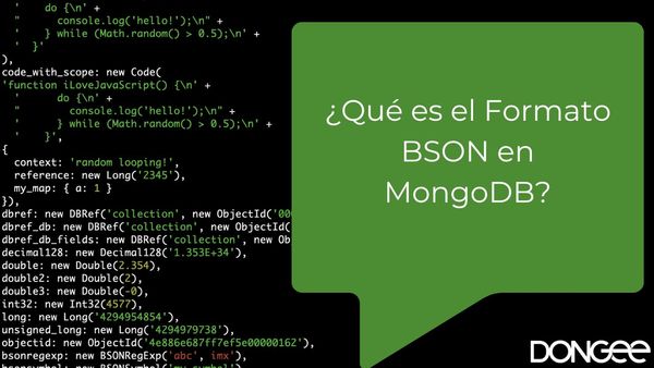 ¿Qué es el Formato BSON en MongoDB?